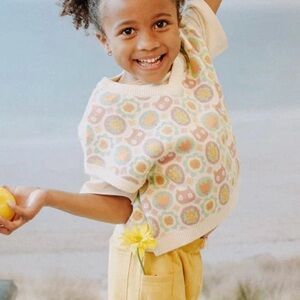 Souris Mini Kids' Multicolor Sweater Vest